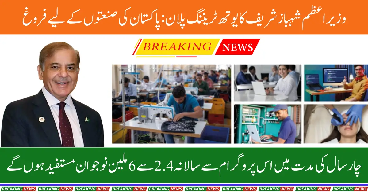 PM Pakistan Approves Youth Training Plan for Employment