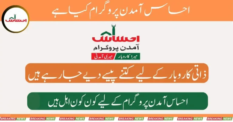 Govt Start Ehsaas Amdan Program Latest Update