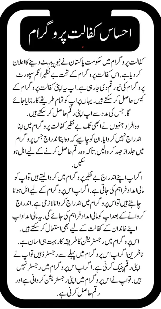 8171 Ehsaas Program Latest Update: How to Register Online in 2025
