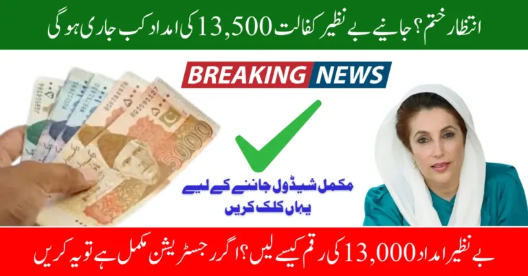 Benazir Kafaalat Full Payment Timeline & Step-by-Step Disbursement Guide 2025