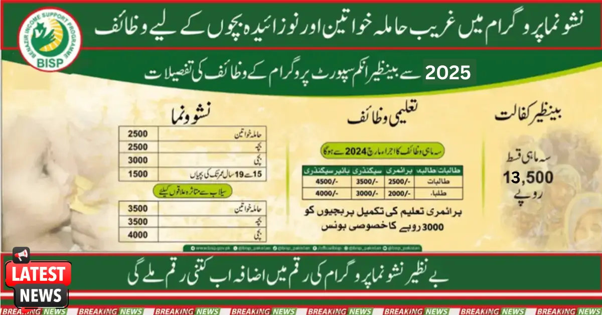 Wazaif for Poor Pregnant Women And Newborn Children in BISP