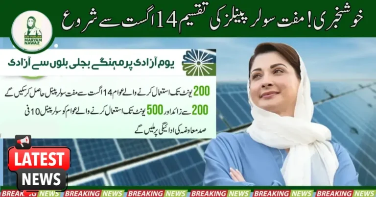 Distribution Of Free Solar Panels From Punjab Government