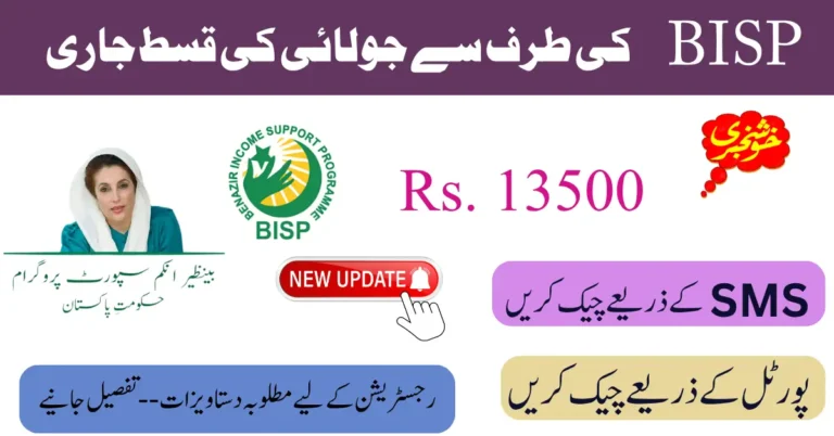 BISP 8171 Payment July 2025 Complete CNIC Check & New Registration Process