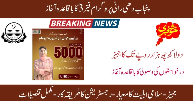 Phase 3 of Dhee Rani Program Begins Registration, and Salami Raised to 2 Lakhs